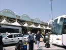 at Catania airport before departure